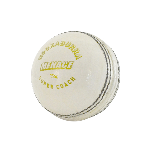 Menace Ball White - 156g. This is a top quality 2 piece leather training ball that is perfect for practices or a friendly game. Rolleston Selwyn