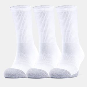 UA UNISEX WHITE Crew Socks 3-Pack HeatGear® fabric wicks sweat away from your skin to keep you cool, dry & light Anti-odor technology. Rolleston Selwyn