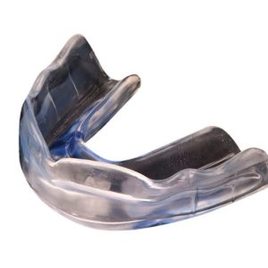 V-Shock Basketball Mouthguard Lower impact strip with controlled thickness locates lower jaw combined with buccal shield. Rolleston Selwyn
