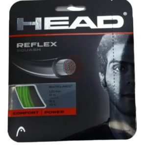 HEAD Reflex 18g Squash String 10m Green This premium string offers great power and provides excellent comfort for high level players. Rolleston Selwyn