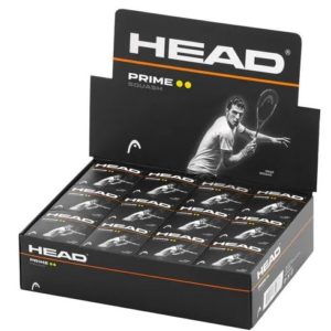 HEAD DBL/DOT YELLOW SQUASH BALL. The perfect ball for professional, tournament and team players.(A1 - B2 Grade).Rolleston Selwyn