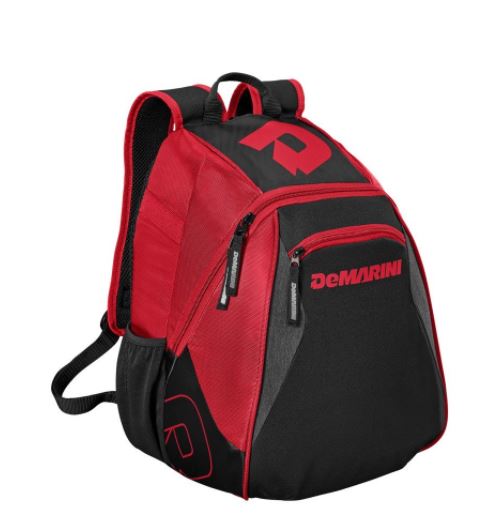 Demarini Voodoo Junior Backpack Mesh bat sleeves holds up to 2 bats and Large main compartment fits helmet, glove and gear Rolleston Selwyn