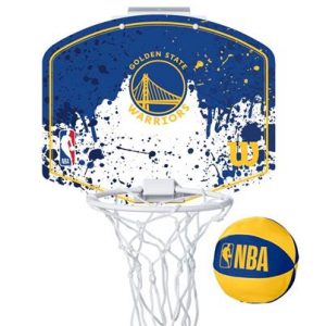 NBA MINI HOOP GOLDEN STATE Easy to assemble, over the door Mini Hoop with Ball. Graffiti paint splatter design with matching ball. rolleston selwyn