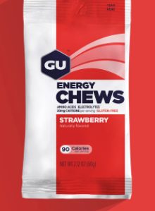 GU CHEWS STRAWBERRY 60G pack energy-dense calories in a portable packet to meet the demands of all types of activity. Rolleston Selwyn