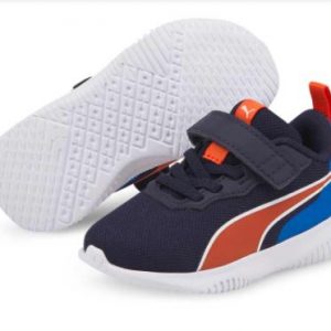 Puma Flyer flex infants shoe features a bold new silhouette, with flex grooves running the full length of the tooling Rolleston Selwyn