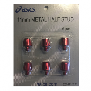 Asics 11mm Alloy 1/2 studs Metal Half Studs for the GEL-Lethal Speed. Pack of 6. 11MM Metal Replacement Boot Studs! Rolleston Selwyn